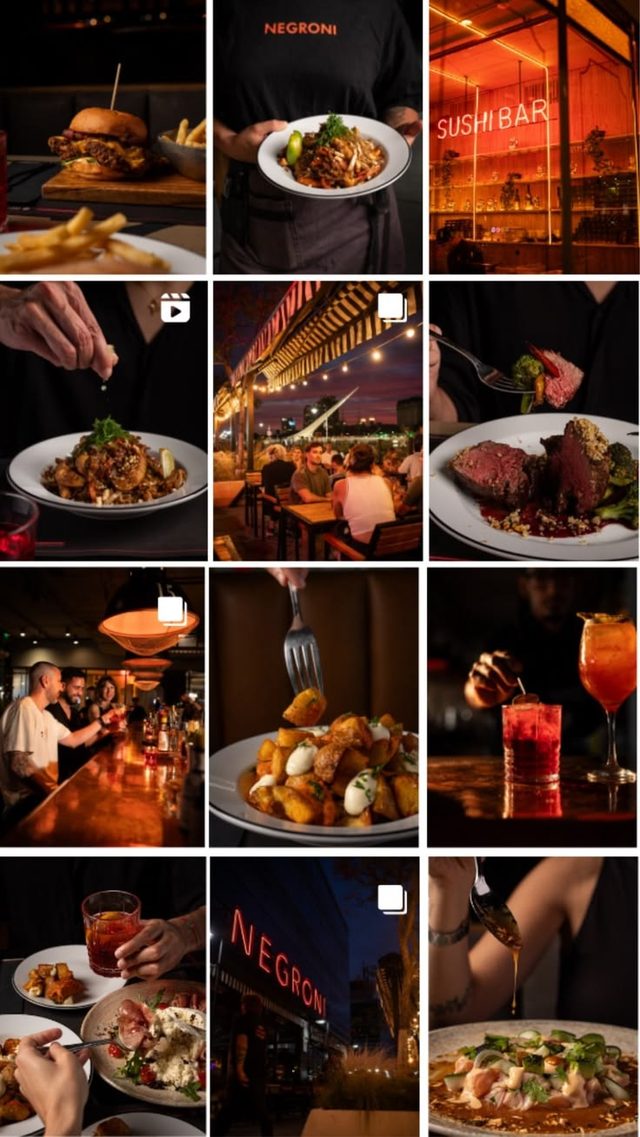 Grille Instagram negroni