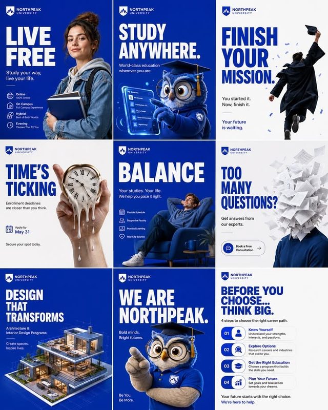 Grille Instagram northpeak.univ